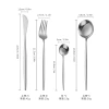 Cross-border Amazon Portuguese stainless steel knife, fork and spoon 24-piece set for 6 people steak knife, fork and spoon tableware set details Picture